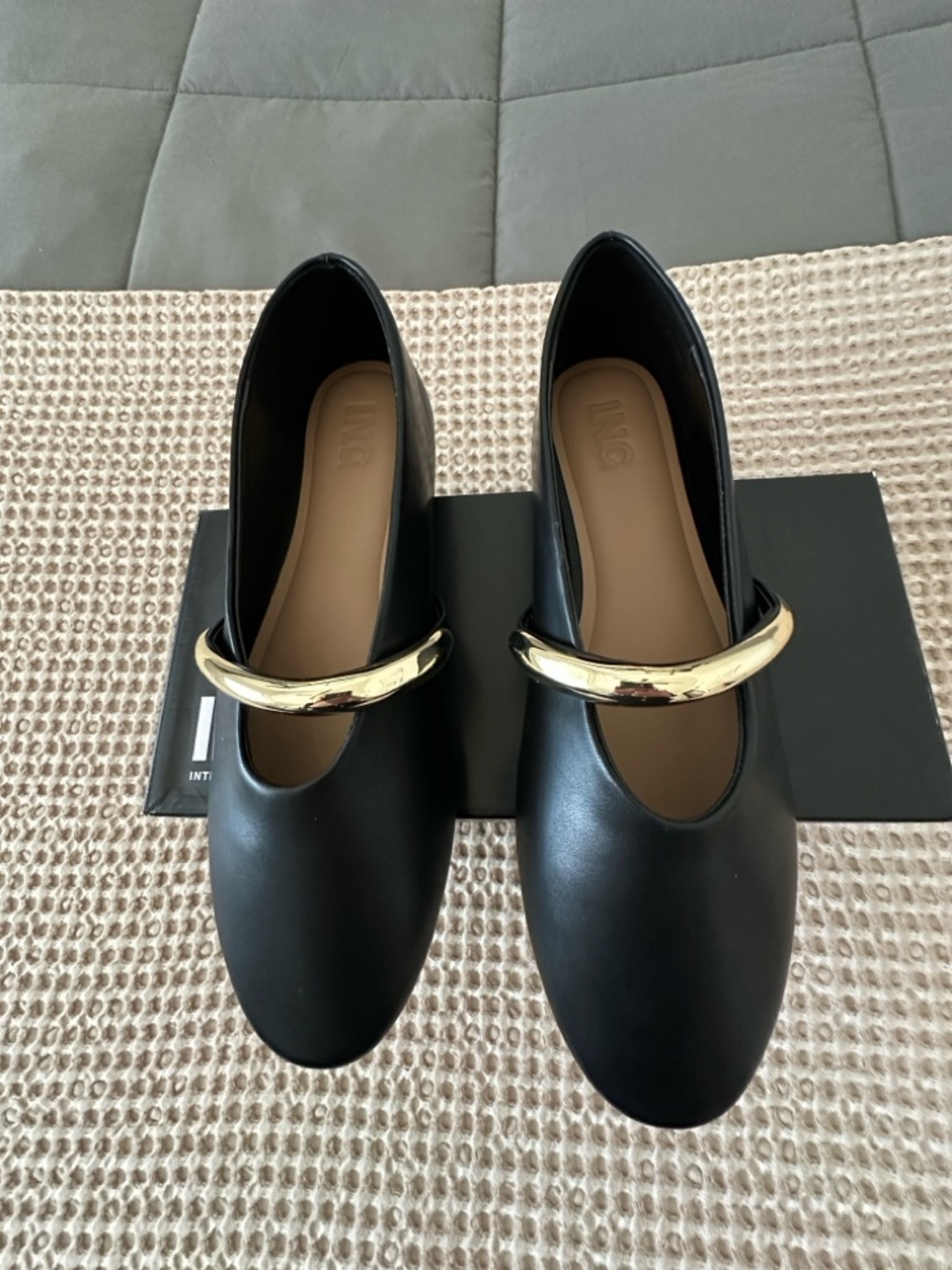 INC BY Macys black mary jane flats